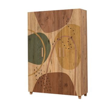 Woody Fashion Garderoba, Atlantski bor, Leva Form