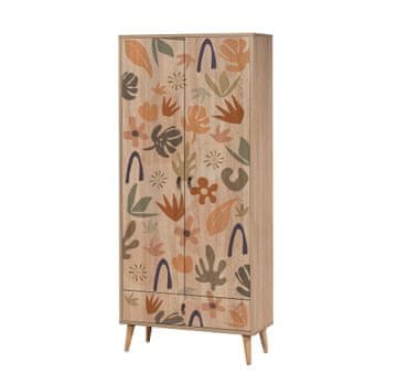 Woody Fashion Garderoba, Višebojno, City Leaf