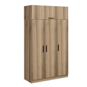 Woody Fashion Garderoba, Minar 3 Kapak 2 Çekmece 235 - Dore