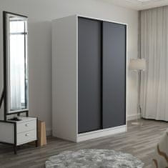 Woody Fashion Garderoba, Kale White Anthracite - 2309