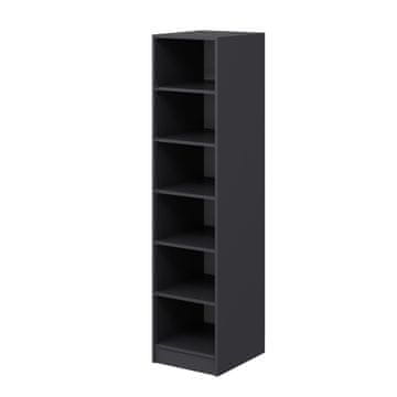 Woody Fashion Garderoba, Kale Raflı 190 - Anthracite