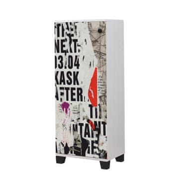 Woody Fashion Ormarić za cipele, Bijela boja, Filinta 766 - White