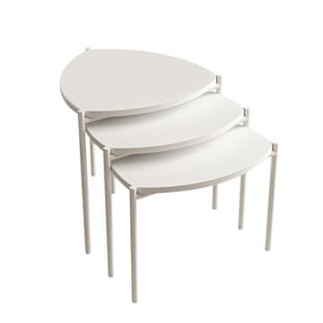 Woody Fashion Stol (3 komada), Lenny - White