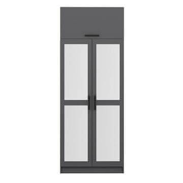 Woody Fashion Garderoba, Kale Anthracite - 2224