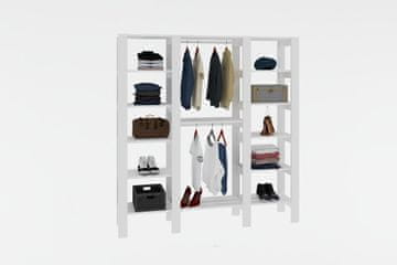 Woody Fashion Garderoba, City - White