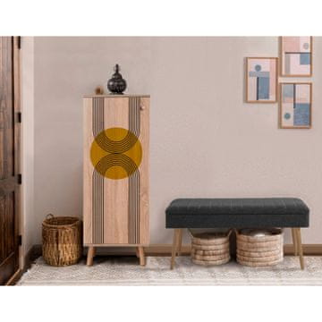 Woody Fashion Set namještaja za hodnik, Vegas Sonomo - 907 - 1053