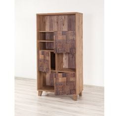 Woody Fashion Polica za knjige, Atlantski bor, Marina Flora - 750