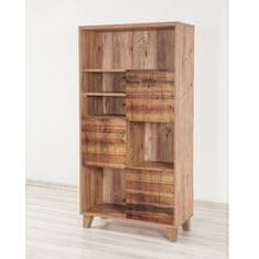 Woody Fashion Polica za knjige, Atlantski bor, Marina Flora - 755