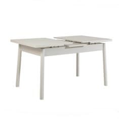 Woody Fashion Stol za blagovanje, Bijela boja, Santiago - White