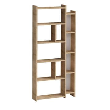 Woody Fashion Polica za knjige, hrast, Momo