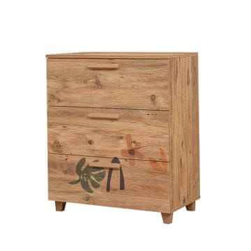 Woody Fashion Komoda, Atlantski bor, Leva Gravis Leaf