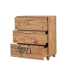 Woody Fashion Komoda, Atlantski bor, Leva Gravis Leaf