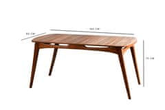 Woody Fashion Stol za blagovanje, Orah, Touch - Wooden