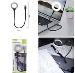 TekOne USB prilagodljiva LED svjetiljka za rad na računalu ili čitanje