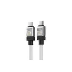 BASEUS CoolPlay kabel, USB-C na USB-C, 2 m, 100 W, bijeli (CAKW000302)