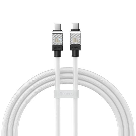 BASEUS CoolPlay kabel, USB-C na USB-C, 2 m, 100 W, bijeli (CAKW000302)