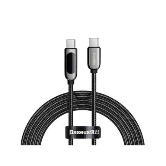 BASEUS Kabel za zaslon, USB-C-USB-C, 100 W, 2 m, crni (CATSK-C01)