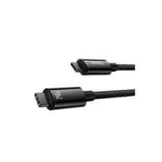 BASEUS Volframov zlatni kabel, USB-C - USB-C, 240 W, crni (CAWJ040101)