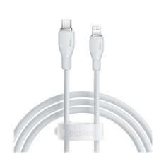 BASEUS Pudding kabel, USB-C na Lightning, PD, 20W, 1,2 m, bijeli (P10355701221-00)