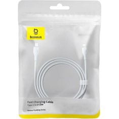 BASEUS Pudding kabel, USB-C na Lightning, PD, 20W, 2m, bijeli (P10355701221-01)