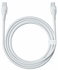 BASEUS Puding kabel, 2 m, USB-C-USB-C, 100 W, bijeli (P10355702221-01)