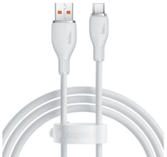 BASEUS Pudding kabel, USB-C, 100 W, 2 m, bijeli (P10355703221-01)