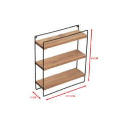 Woody Fashion Zidna polica IRVING