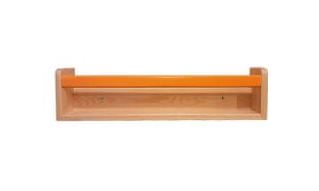 Woody Fashion Polica za knjige Orange Bookshelf