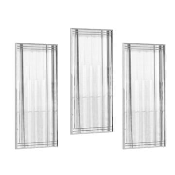 Woody Fashion Dekorativni set ogledala (3 komada) Mini Buhem - Transparent