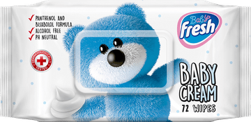 Fresh Baby Cream vlažne maramice za bebe, 12x 72/1