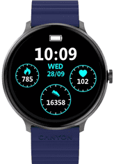 Canyon Jacky pametni sat, Bluetooth, 200 mAh, žuto/plavi (CNS-SW69BL)