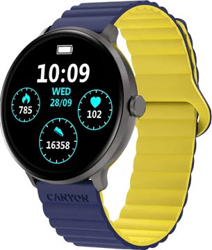 Canyon Jacky pametni sat, Bluetooth, 200 mAh, žuto/plavi (CNS-SW69BL)