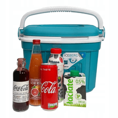 Iceberg ICEBRG 8L torba za hlađenje, tvrda, tirkizna, hladnjaka 2x200g