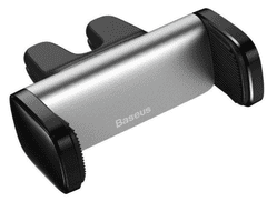 BASEUS Držač za automobil Steel Cannon, za ventilacijski otvor, srebrni
