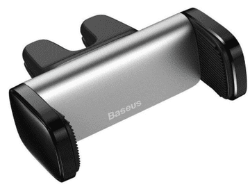 BASEUS Držač za automobil Steel Cannon, za ventilacijski otvor, srebrni