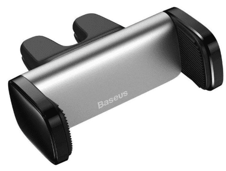 BASEUS Držač za automobil Steel Cannon, za ventilacijski otvor, srebrni