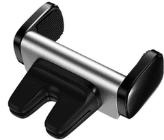 BASEUS Držač za automobil Steel Cannon, za ventilacijski otvor, srebrni