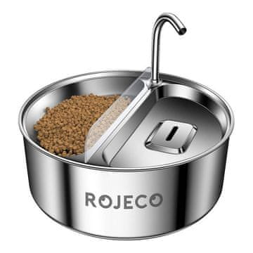 Rojeco Fontana i hranilica za kućne ljubimce od nehrđajućeg čelika 2u1 3,2l Rojeco