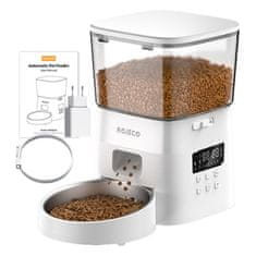 Rojeco Rojeco 2L automatska hranilica za kućne ljubimce s gumbom (bijela)