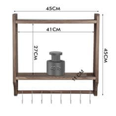 Woody Fashion Zidna polica, AA139