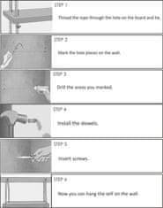 Woody Fashion Zidna polica, Aa055