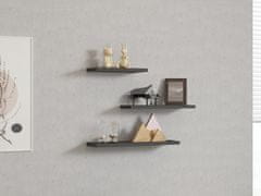 Woody Fashion Zidna polica, Leila - Anthracite
