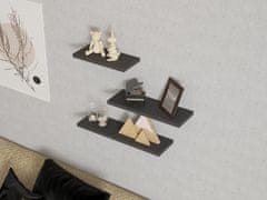 Woody Fashion Zidna polica, Leila - Anthracite