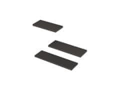 Woody Fashion Zidna polica, Leila - Anthracite