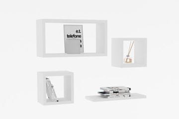 Woody Fashion Zidna polica, Babi - White