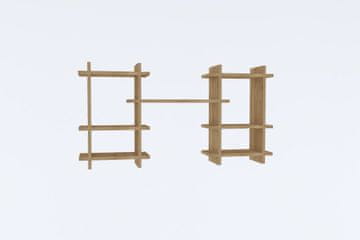 Woody Fashion Zidna polica AMARA