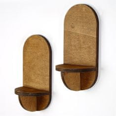 Woody Fashion Zidna polica DAHLIA