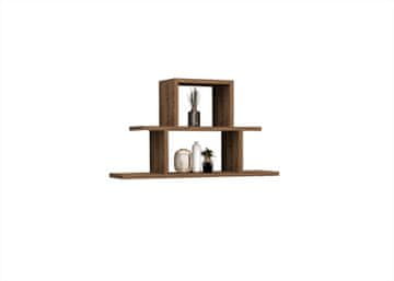 Woody Fashion Zidna polica, Nell - Walnut