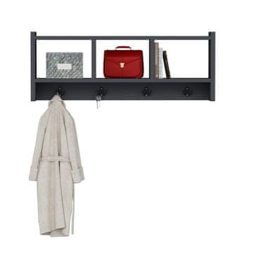 Woody Fashion Zidna udica, Midnight - Anthracite