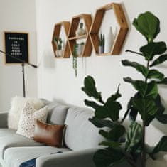 Woody Fashion Zidna polica, HEX004